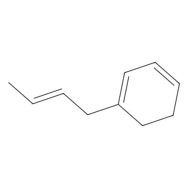 2D Structure of 1-[(Z)-but-2-enyl]cyclohexa-1,3-diene