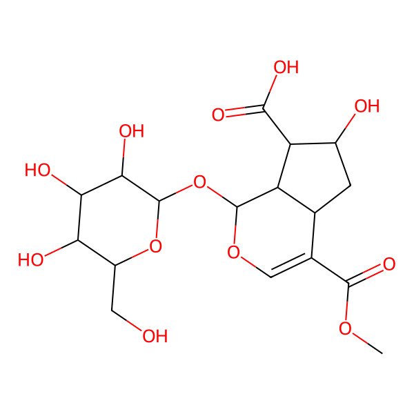 2D Structure of 10-Carboxyloganin 2D Structure of 10-Carboxyloganin