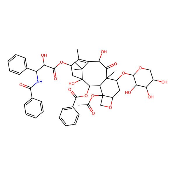 2D Structure of 10-Deacetyl-7-xylosyltaxol