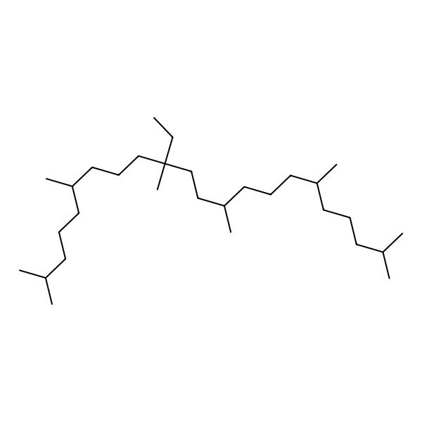 2D Structure of 10-Ethyl-2,6,10,13,17,21-hexamethyl-docosane
