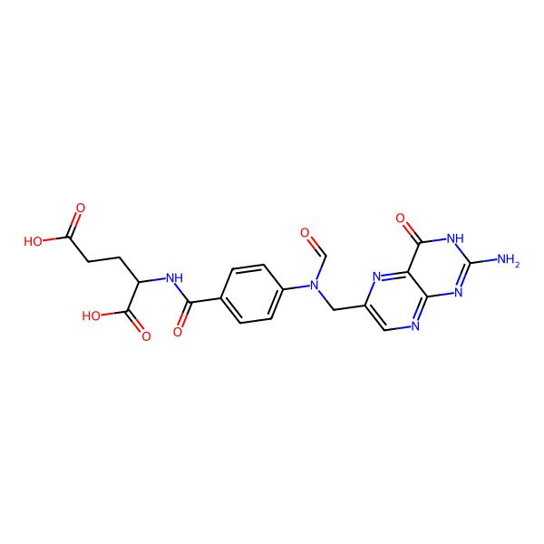 2D Structure of 10-Formylfolic acid 2D Structure of 10-Formylfolic acid