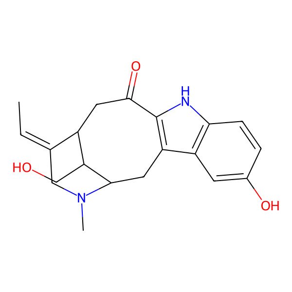 2D Structure of 10-Hydroxy-16-epiaffinine