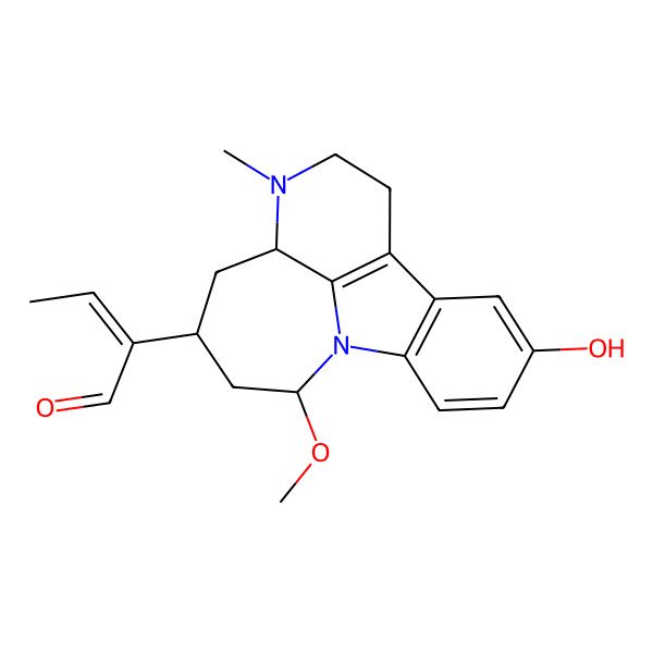 2D Structure of 10-Hydroxy-17-O-methylakagerine