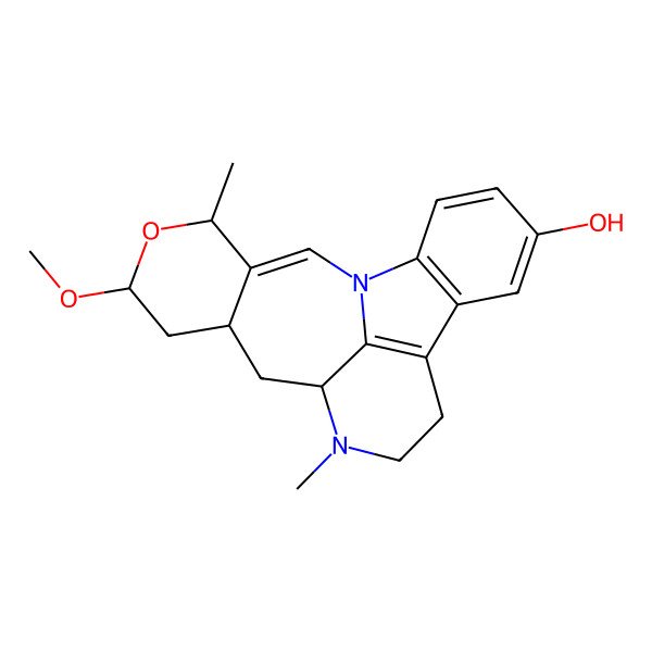 2D Structure of 10-Hydroxy-21-O-methylkribine