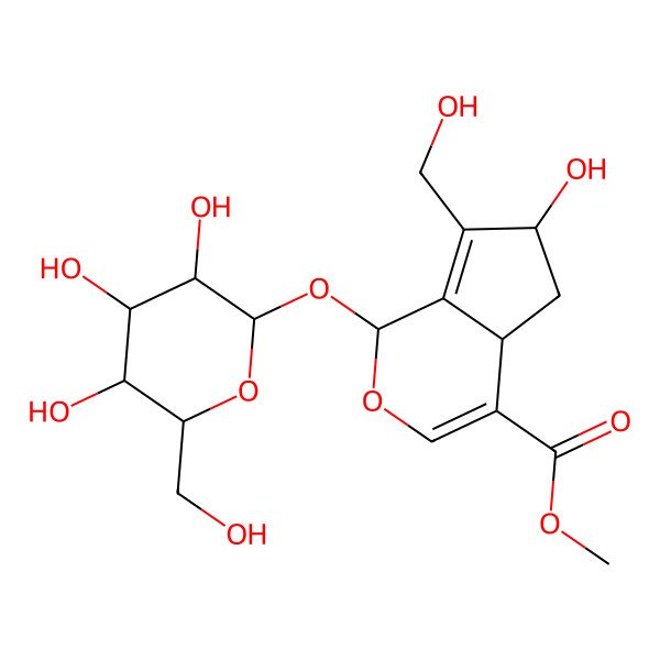 2D Structure of 10-Hydroxy majoroside