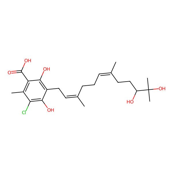 2D Structure of 10'-hydroxyilicicolinic acid D