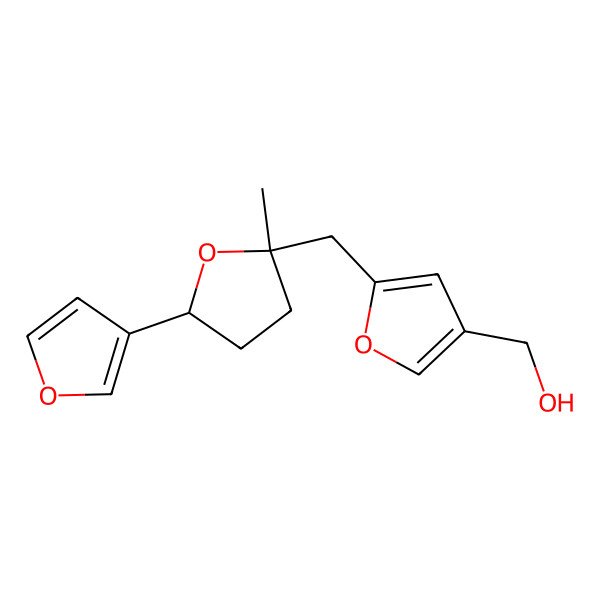 2D Structure of 10 Hydroxyipomeabisfuran