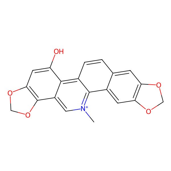 2D Structure of 10-Hydroxysanguinarine