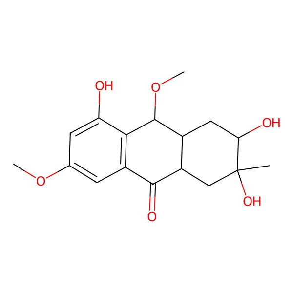 2D Structure of 10-methoxyaltersolanol Q