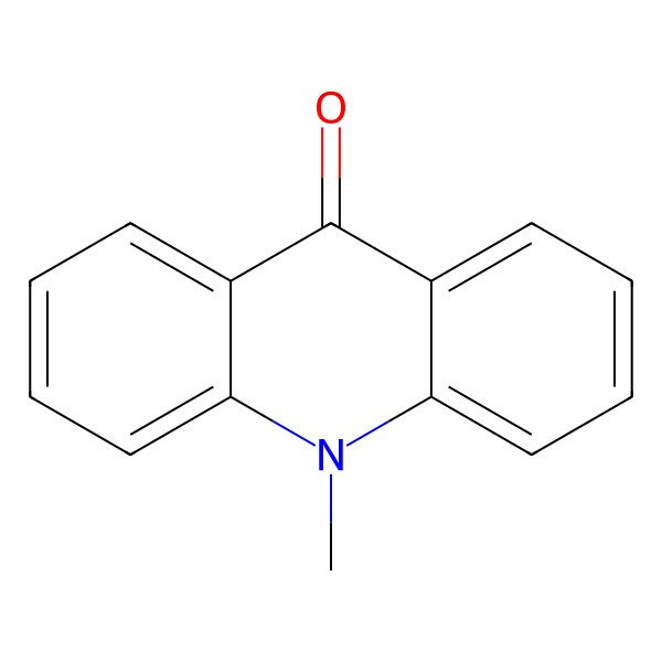 2D Structure of N-Methylacridone