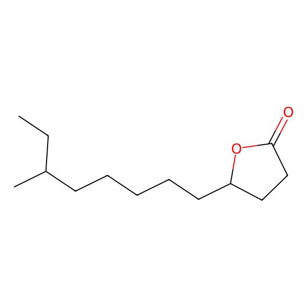 2D Structure of 10-Methyldodecan-4-olide