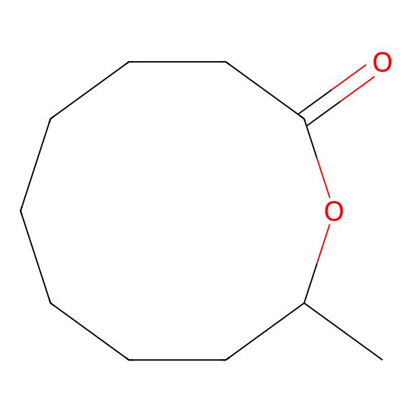 2D Structure of 10-Methyloxecan-2-one