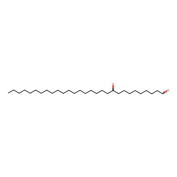 2D Structure of 10-Oxononacosanal
