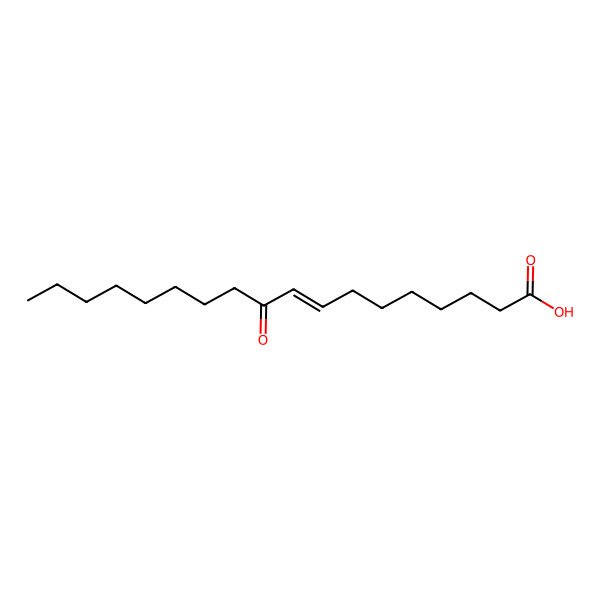 2D Structure of 10-Oxooctadec-8-enoic acid