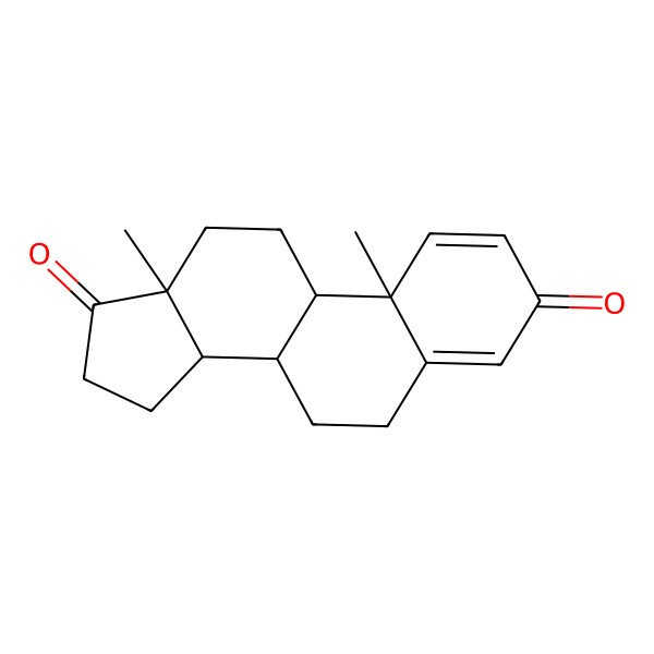 2D Structure of 10,13-dimethyl-7,8,9,11,12,14,15,16-octahydro-6H-cyclopenta[a]phenanthrene-3,17-dione