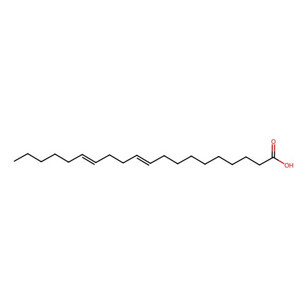 2D Structure of 10,14-Icosadienoic acid