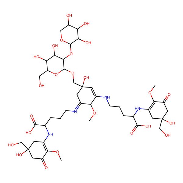 2D Structure of 1050-Da MAA