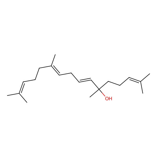 2D Structure of (10E)-2,6,11,15-tetramethylhexadeca-2,7,10,14-tetraen-6-ol