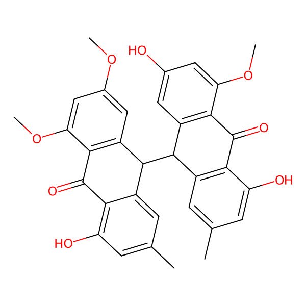 2D Structure of (10R,10'R)-wentibianthrone C