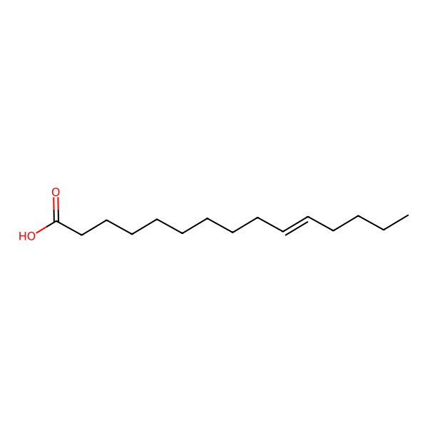 2D Structure of 10Z-pentadecenoic acid