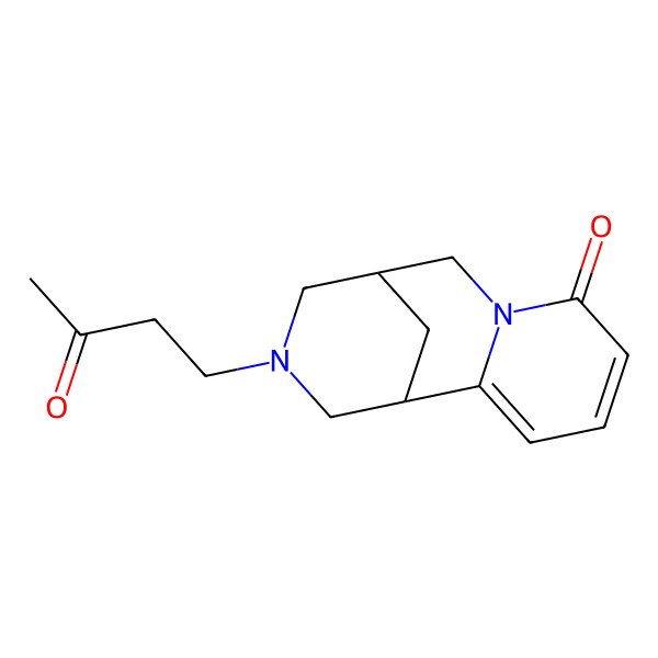 2D Structure of 11-(3-Oxobutyl)-7,11-diazatricyclo[7.3.1.02,7]trideca-2,4-dien-6-one