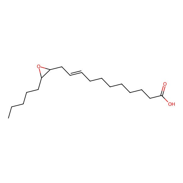 2D Structure of 11-(3-Pentyloxiran-2-yl)undec-9-enoic acid