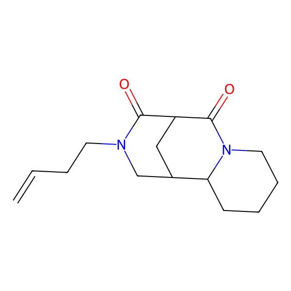 2D Structure of 11-But-3-enyl-7,11-diazatricyclo[7.3.1.02,7]tridecane-8,10-dione