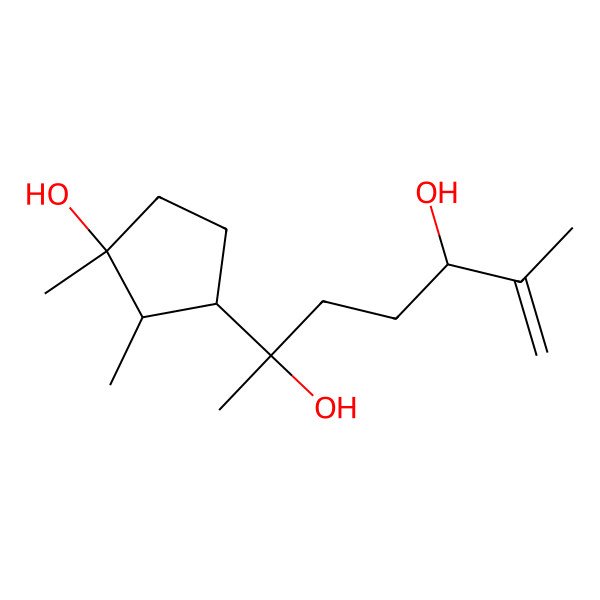 2D Structure of 11-Cycloneren-3,7,10-triol