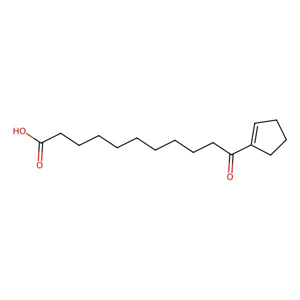 2D Structure of 11-(Cyclopenten-1-yl)-11-oxo-undecanoic acid