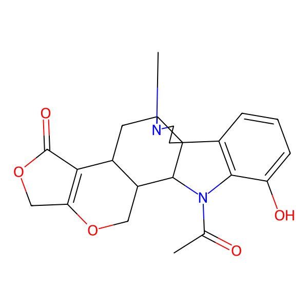 2D Structure of 11-Demethoxy-12-hydroxy-3-epi-myrtoidine