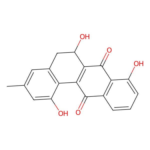2D Structure of 11-Deoxylandomycinone