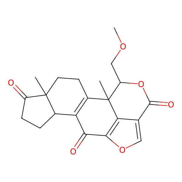 2D Structure of 11-Deacetoxywortmannin