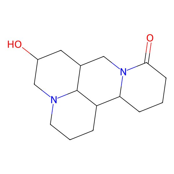 2D Structure of 11-Hydroxy-7,13-diazatetracyclo[7.7.1.02,7.013,17]heptadecan-6-one