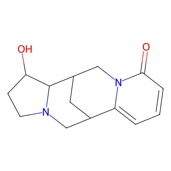 2D Structure of 11-Hydroxy-7,14-diazatetracyclo[7.6.1.02,7.010,14]hexadeca-2,4-dien-6-one