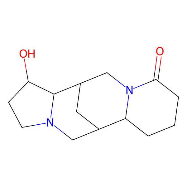 2D Structure of 11-Hydroxy-7,14-diazatetracyclo[7.6.1.02,7.010,14]hexadecan-6-one