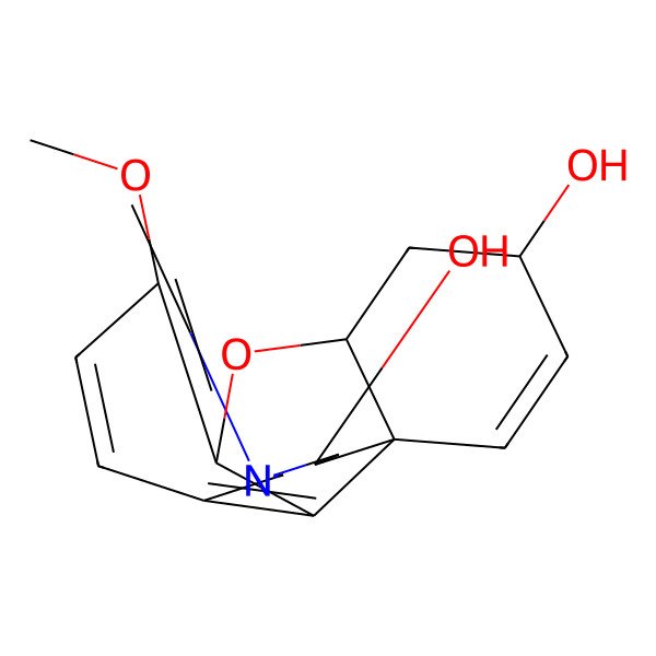 2D Structure of 11-Hydroxygalantamine 2D Structure of 11-Hydroxygalantamine
