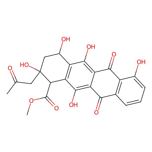 2D Structure of 11-Hydroxysulfurmycinone