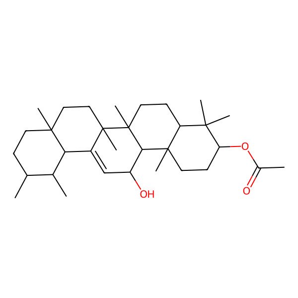 2D Structure of 11-Hydroxyurs-12-en-3-yl acetate 2D Structure of 11-Hydroxyurs-12-en-3-yl acetate