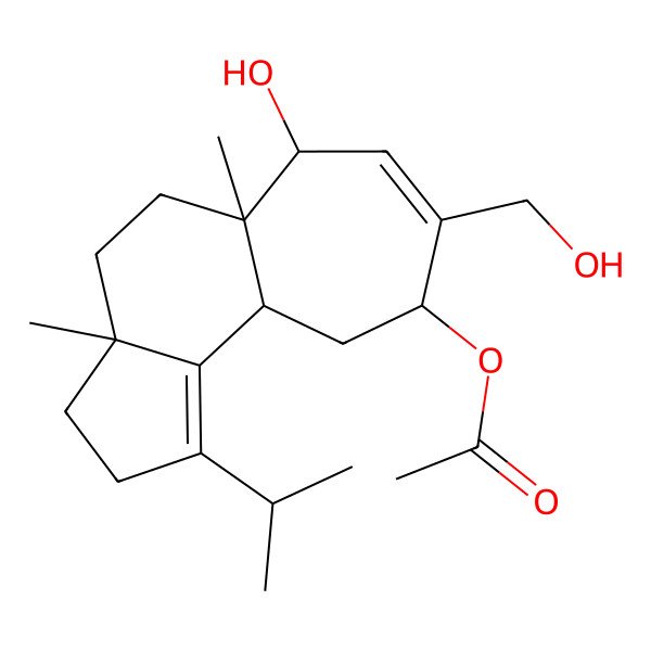 2D Structure of 11-O-acetylcyathatriol