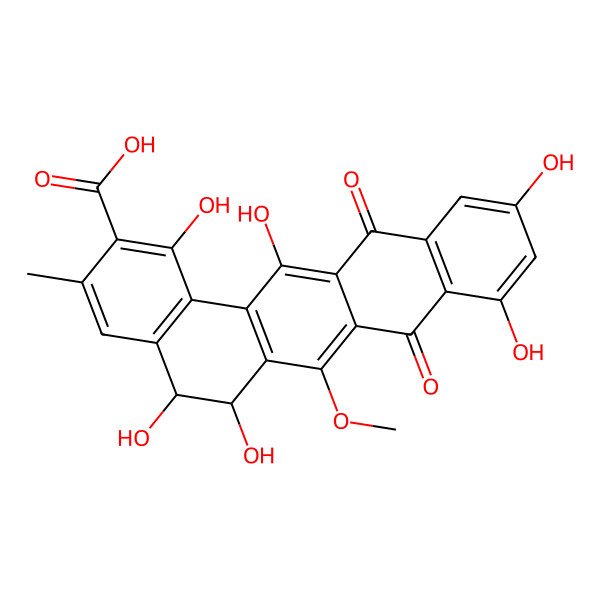 2D Structure of 11-O-Demethyl-7-methoxypradinone II