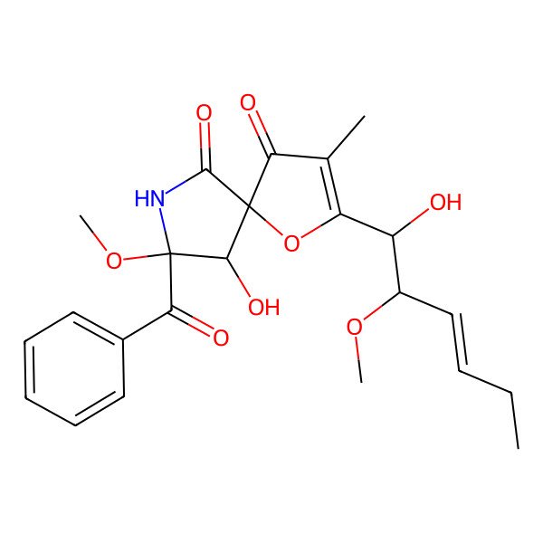 2D Structure of 11-O-Methylpseurotin A