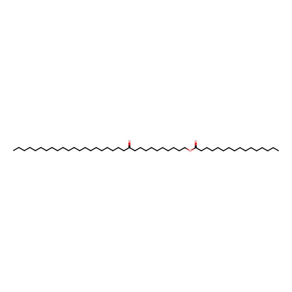 2D Structure of 11-Oxodotriacontyl hexadecanoate