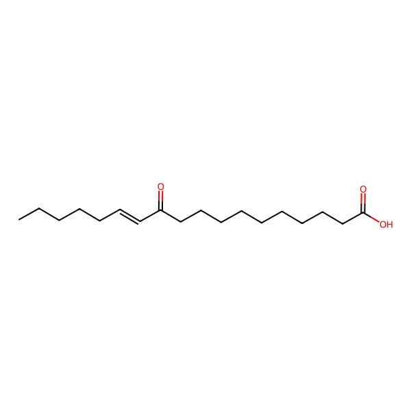 2D Structure of 11-Oxooctadec-12-enoic acid
