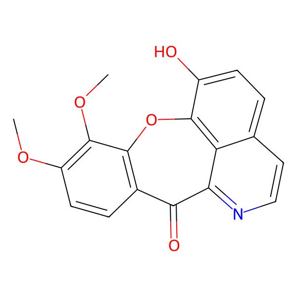 2D Structure of 17-Hydroxy-4,5-dimethoxy-2-oxa-11-azatetracyclo[8.7.1.03,8.014,18]octadeca-1(17),3(8),4,6,10,12,14(18),15-octaen-9-one