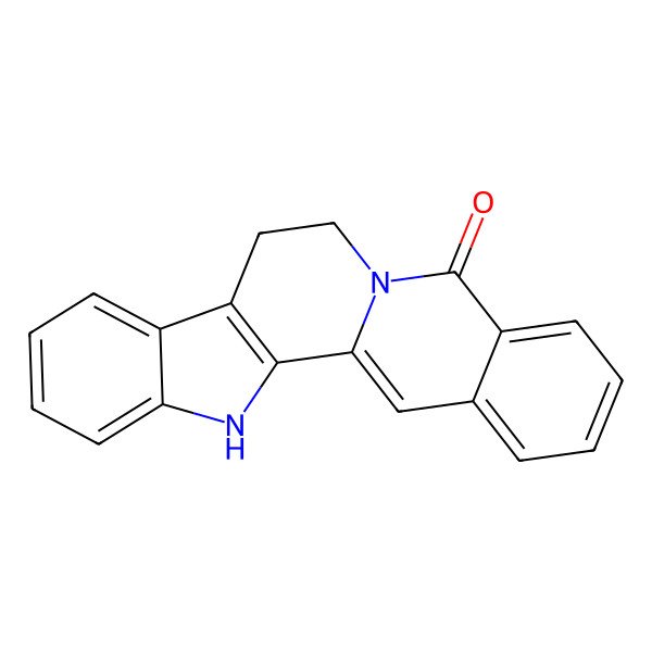 2D Structure of 11,12-dihydro-3H-yohimban-14-one