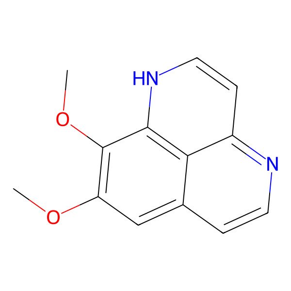 2D Structure of 11,12-Dimethoxy-2,6-diazatricyclo[7.3.1.05,13]trideca-1(13),3,5,7,9,11-hexaene
