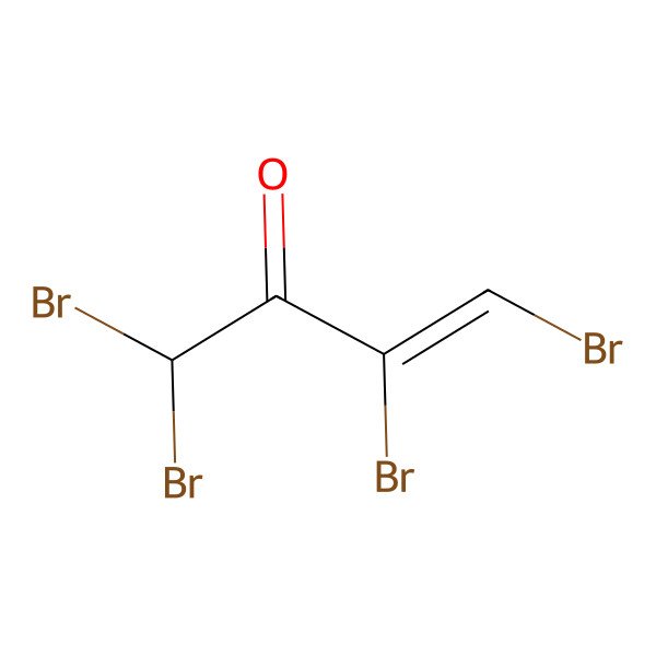 2D Structure of 1,1,3,4-Tetrabromobut-3-en-2-one