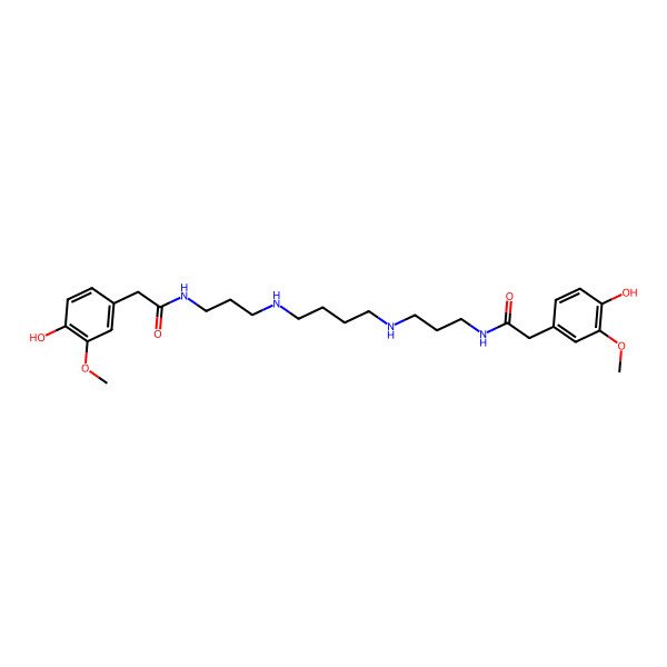 2D Structure of 1,14-Sperminedihomovanillamide
