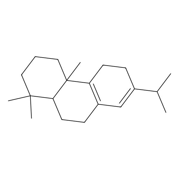 2D Structure of 1,1,4a-Trimethyl-7-propan-2-yl-2,3,4,5,6,9,10,10a-octahydrophenanthrene 2D Structure of 1,1,4a-Trimethyl-7-propan-2-yl-2,3,4,5,6,9,10,10a-octahydrophenanthrene