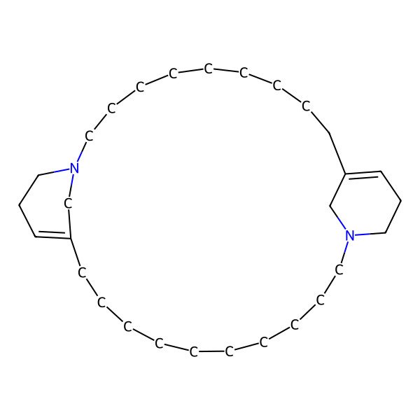 2D Structure of 1,15-Diazatricyclo[24.3.1.111,15]hentriaconta-11,26-diene